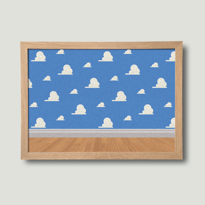 Andy's Room Framed Pin Board