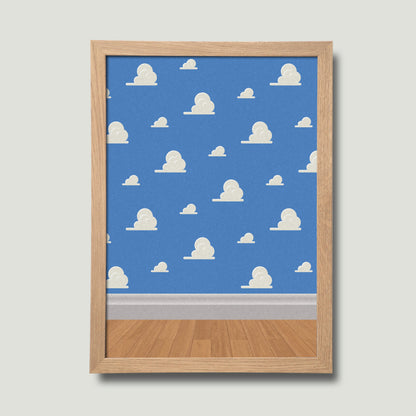 Andy's Room Framed Pin Board