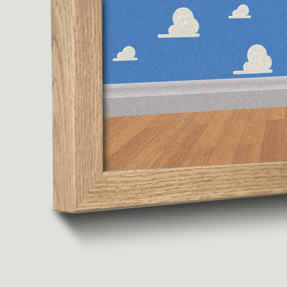 Andy's Room Framed Pin Board