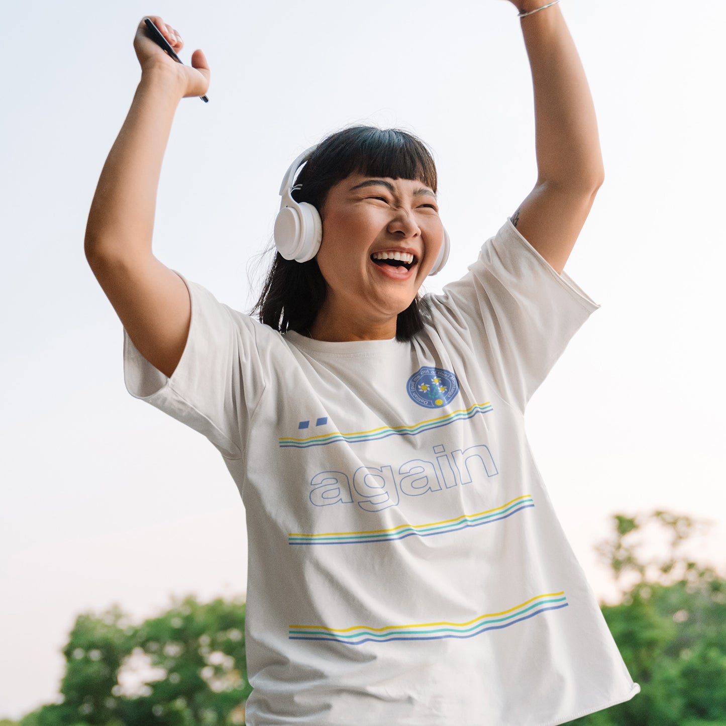 Fred Again - Delilah T-shirt - Vintage White/Lavender