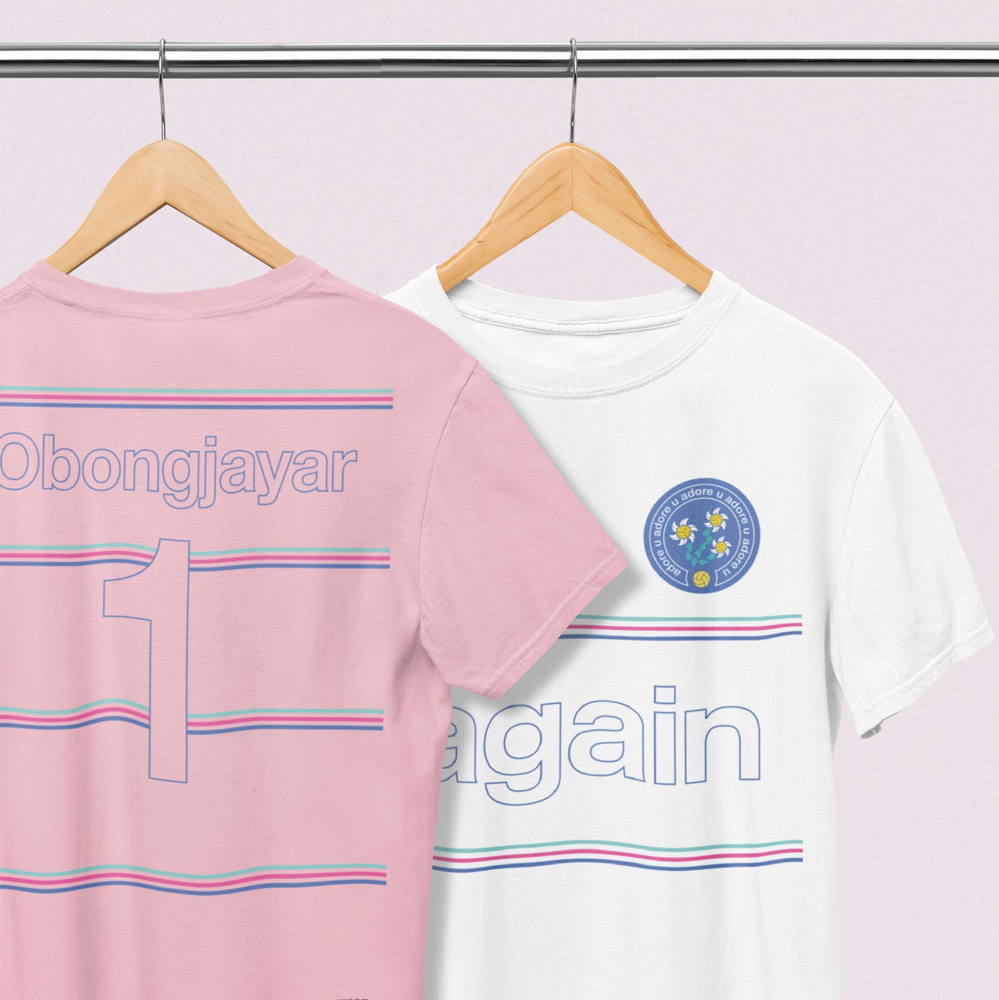 Fred Again - Obongjayar T-shirt - Cotton Pink/White