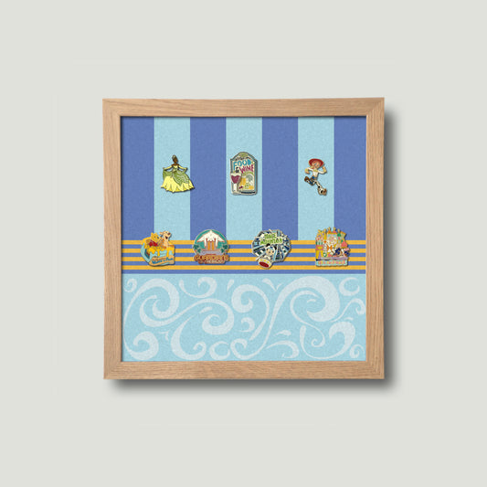 Spring's Unwrapped Framed Pin Board