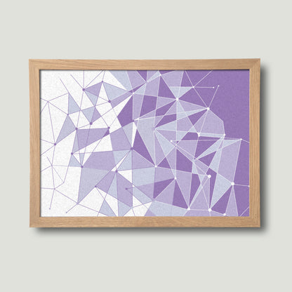 The Purple Wall Framed Pin Board