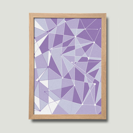 The Purple Wall Framed Pin Board