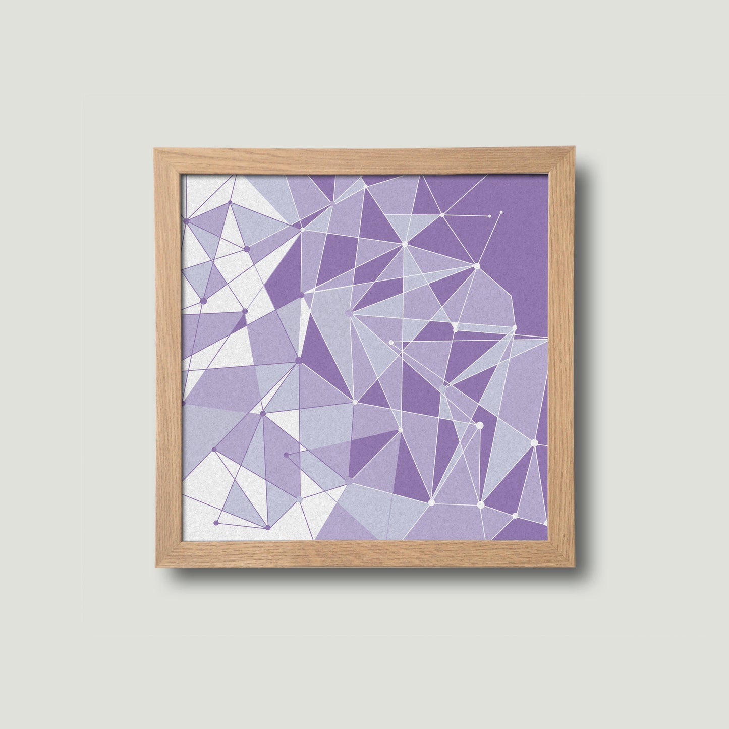 The Purple Wall Framed Pin Board