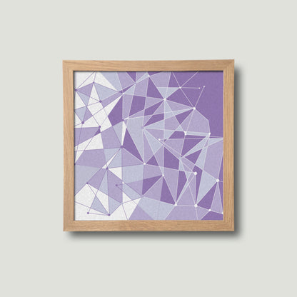 The Purple Wall Framed Pin Board